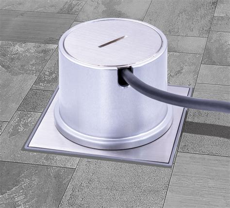 electrical floor boxes surface mounted|surface mounted floor outlet.